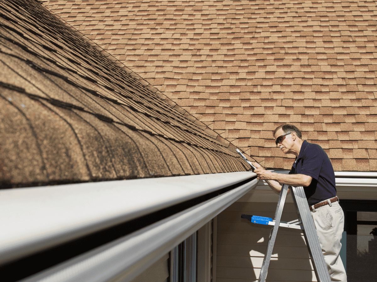 GRT Roofing team provides professional gutter cleaning and maintenance
